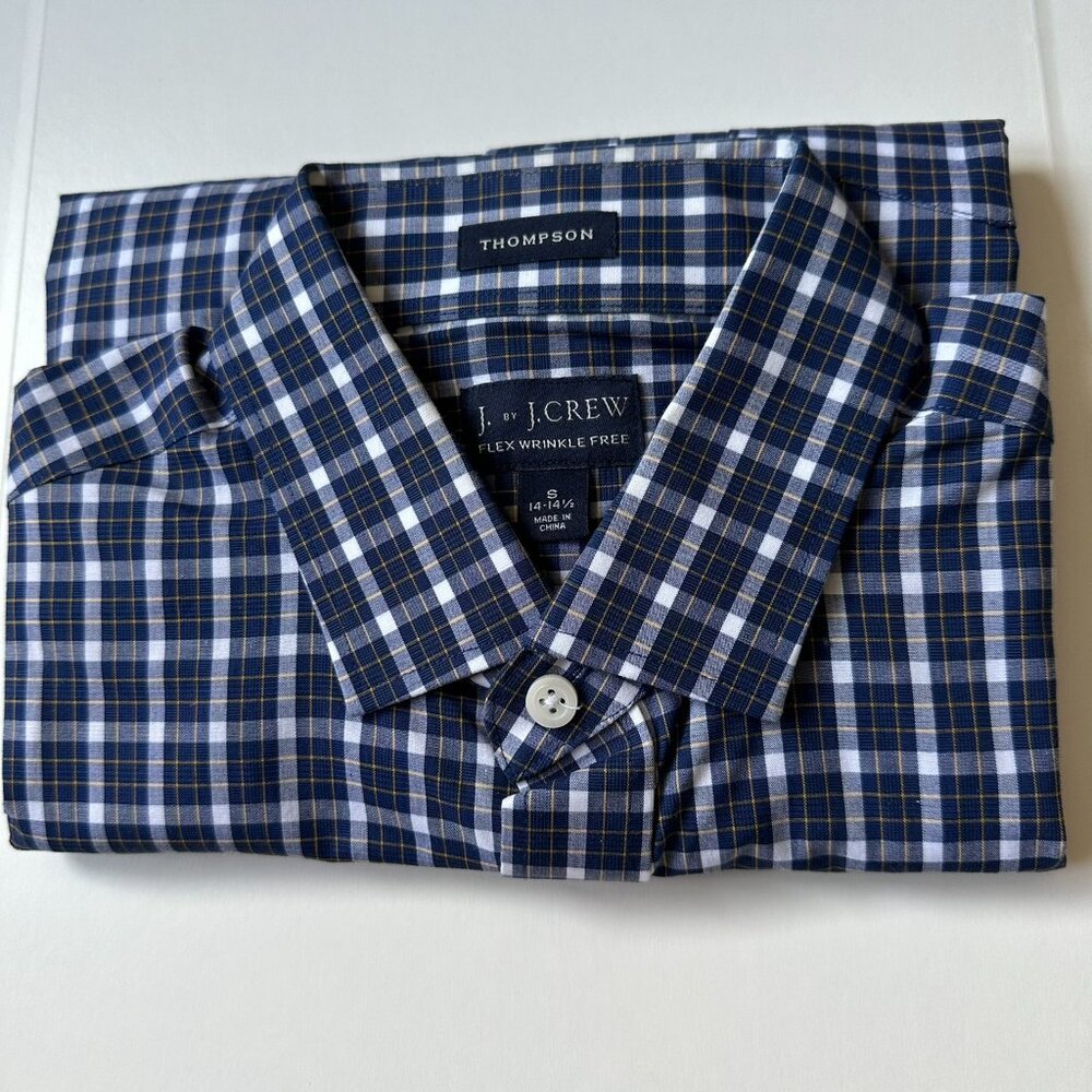 J. by J. Crew Thompson Flex Wrinkle Free – Small 14-14 ½